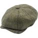 Classic Wool Olive Green Newsboy Cap