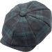 Checkered Pattern Newsboy Cap