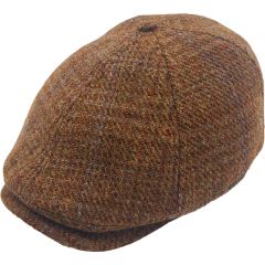 100% Wool 6-Panel Flat Cap