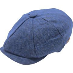 Classic Herringbone Newsboy Cap