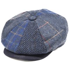 Patchwork Eight Panel Newsboy Cap